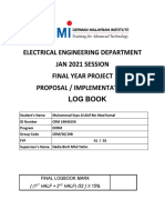 Fyp1 Log Book Eed by SV (15%) (Repaired)