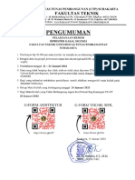 Pengumuman Pelaksanaan Remidi Semester Gasal 2022 2023 Fakultas Teknik Universitas Tunas Pembangunan Surakarta