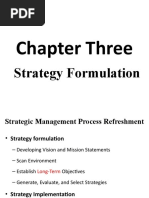 Chapter Three - Strategic Formulation