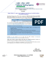 PublicNotice Admit Card DUET - 2022