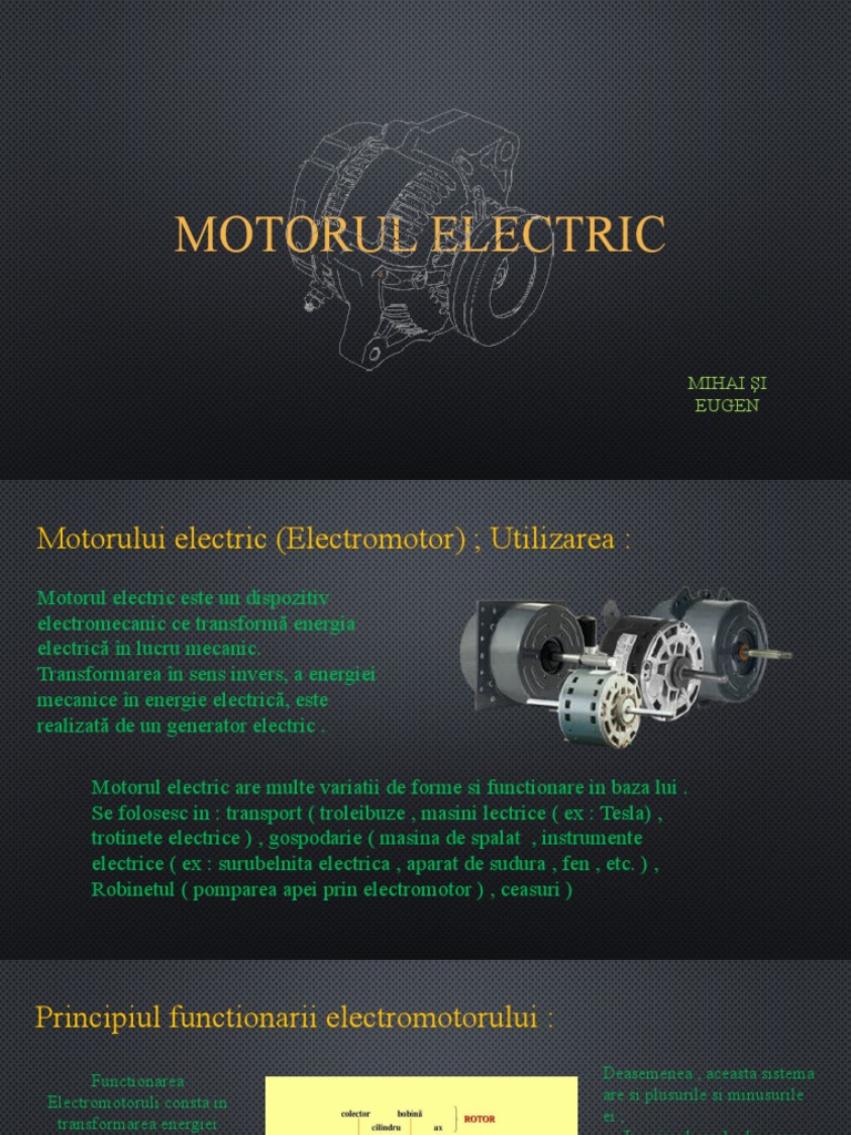 Motor Ul Electric | PDF