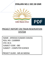 KV1 SEC30 GNR Train Reservation Project