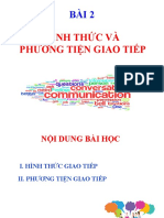 Bai 2 - Hinh Thuc Va Phuong Tien Gt. SV