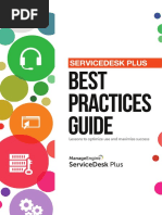 Servicedesk Plus Installation Best Practices Guide