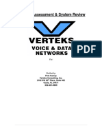 Verteks Consulting Cyber Security Assessment Sample Report