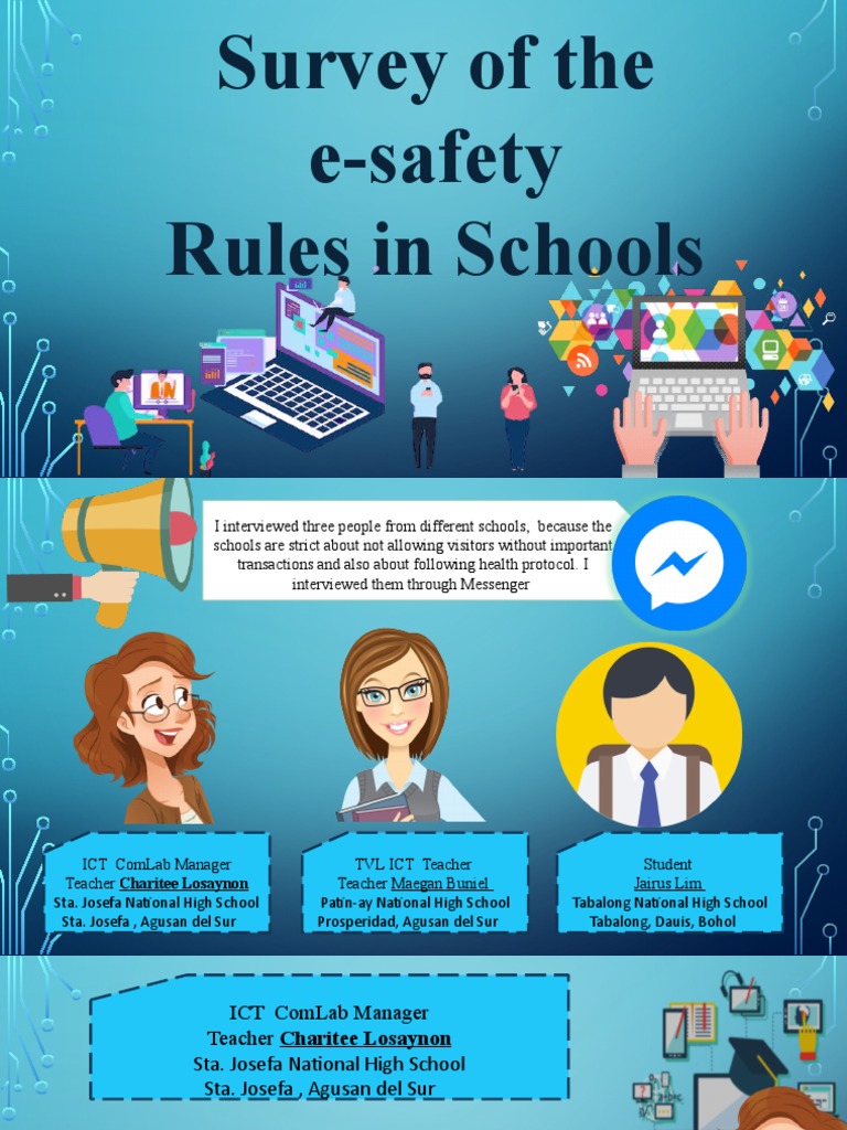 Survey of The E-Safety Rules in Schools | PDF | Information And ...