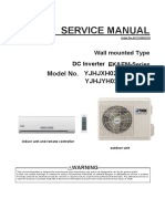 Service Manual: Model No. Yjhjyh024Barra-X Yjhjxh024Barr-Fx