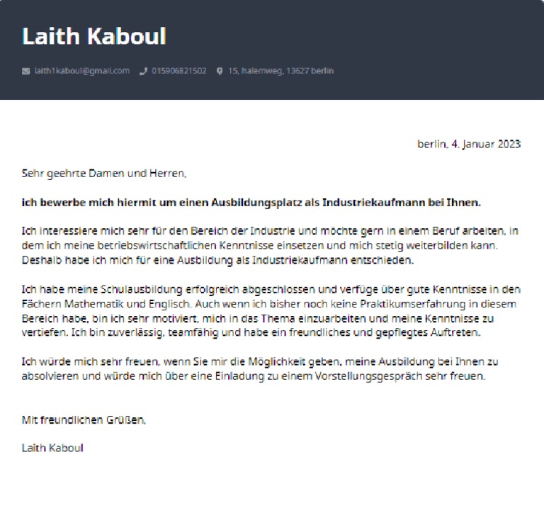 stellenanzeigen industriekaufmann