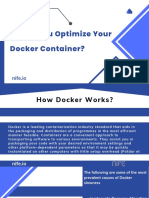 Should You Optimize Your Docker Container 