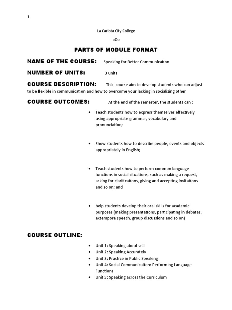 MODULE FORMAT FINALIZE Page Number | PDF | Educational Assessment ...