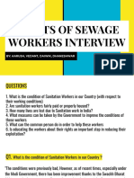 Rights of Sewage Workers Interview
