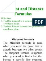 Midpoint and Distance Formulas