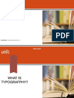 Tipografia: A arte e o processo da configuração e organização do design de tipos
