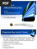 Download SISTEM PENGENDALIAN MANAJEMEN DALAM ORGANISASI JASA by Ester Joe SN62295208 doc pdf
