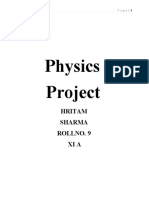 Class 11 Project For Hydraulic Lift