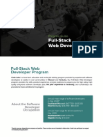 Full-Stack Web Developer Program Guide