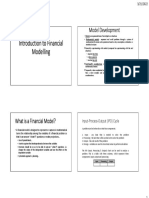 6 Introduction To Financial Modelling