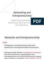 Networking and Entrepreneurship