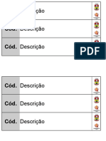 Cód. Descrição Cód. Descrição Cód. Descrição