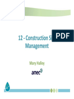 Module 12 - Construction Site Management