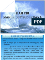 Bab Viii Mari Hidup Sederhana