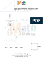 IMC Đề mẫu International - Math - Challenge - Sample - Question - Category - 2