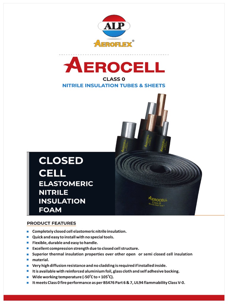 Aerocell Nitrile Rubber Insulation PDF