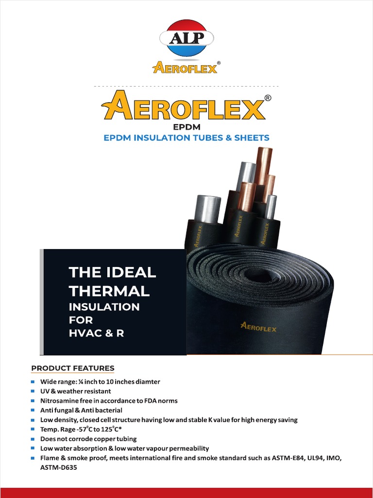 Aeroflex Epdm Insulaution | PDF