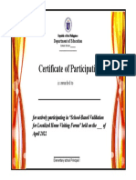 Certificate of Involvement 1