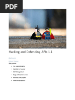 Hacking and Defending APIs 1.1