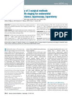 A Comparative Study of 3 Surgical Methods For Hysterectomy For Endometrial Ca