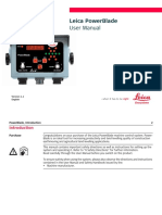 Leica PowerBlade User Manual