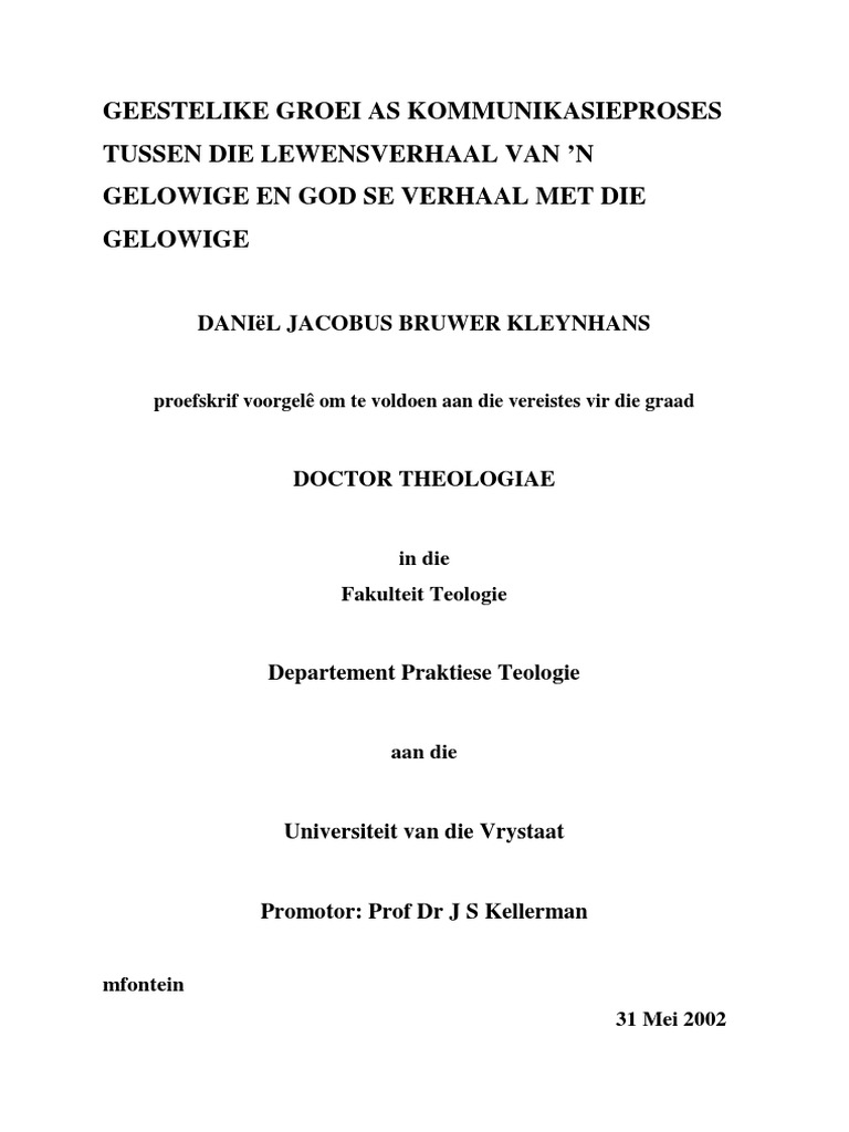 Kleynhans DJB PDF