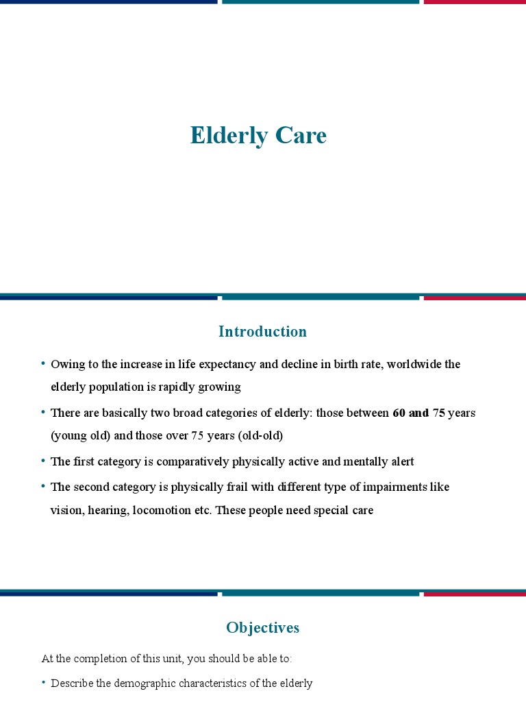 M1. B4. U6. Elderly Care | PDF | Urinary Incontinence | Geriatrics