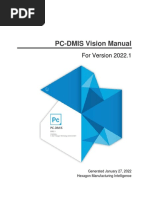 Eng Pcdmis 2022.1 Vision Manual