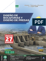 Brochure Diseño de Bocatomas y Diseño de Presas