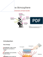 The Atmosphere - Mechanisms of Heat Transfer