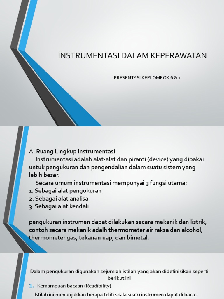 Panduan Instrumentasi Keperawatan | PDF