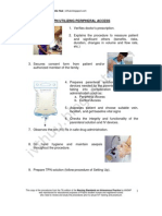 Procedure IV. a-b. Tpn Utilizing Peripheral Access