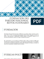 Fundación Del Partido Nacional Revolucionario