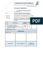 Requerimiento de personal para la Gerencia de Infraestructura y Desarrollo Urbano Rural de la Municipalidad Distrital de Tambillo