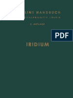 (Ir. Iridium (System-Nr. 67) I-R - 0) H. J. Kandiner (Auth.) - Iridium-Springer Berlin Heidelberg (1971)