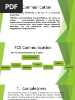 7Cs of Effective Communication | PDF | Information | Mind