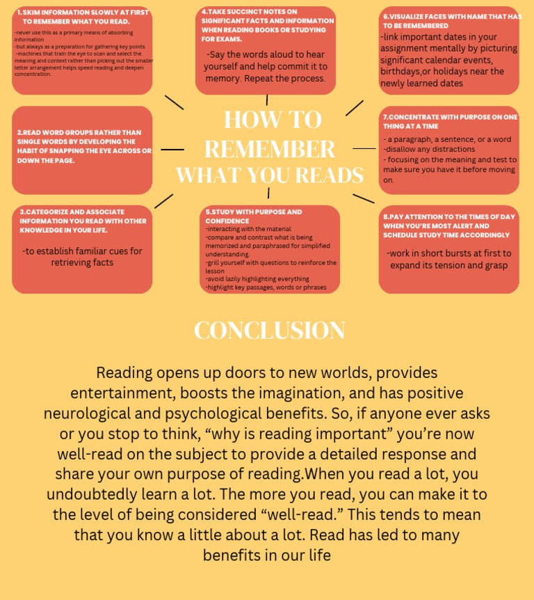 How To Remember What You Read In A Book