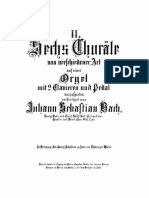 Corali Schübler (BWV 645-650) - (Johann Sebastian Bach)