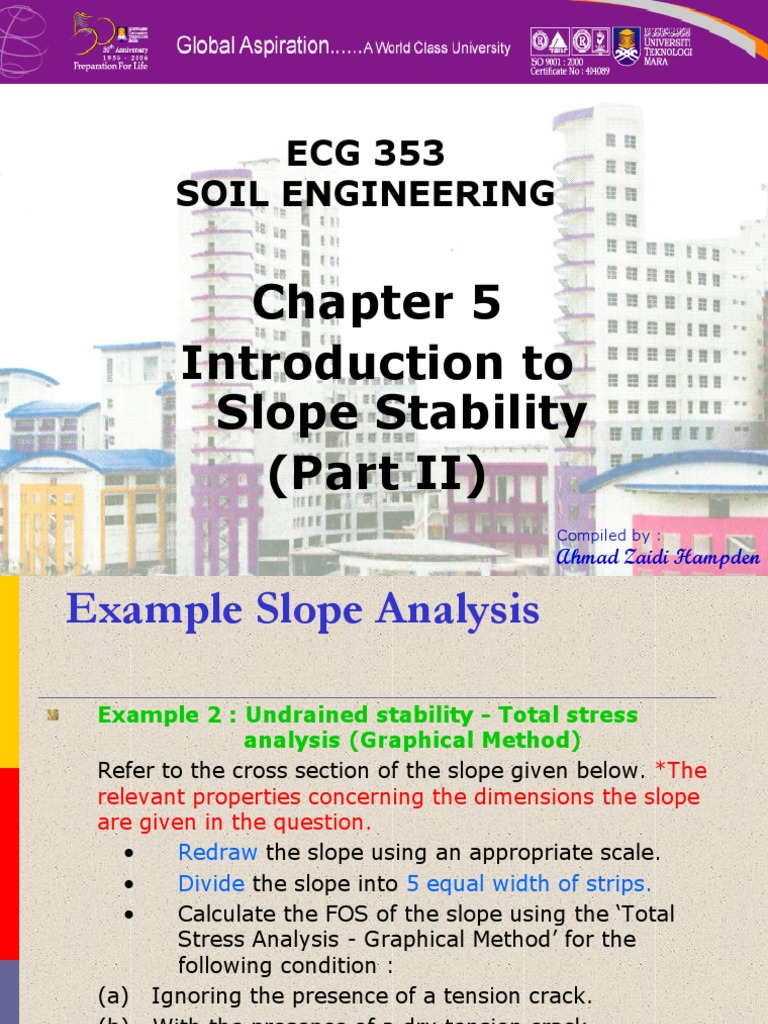 Chapter 5 Slope Stability Part 2 | PDF | Drainage | Groundwater