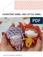 Pattern Little Angel Valentine Angel