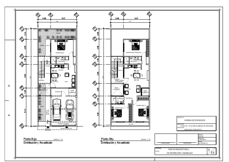 01 PLANO DE DISTRIBUCION Y MUEBLES-Model | PDF