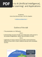 Introduction To AI-ML-and Applications