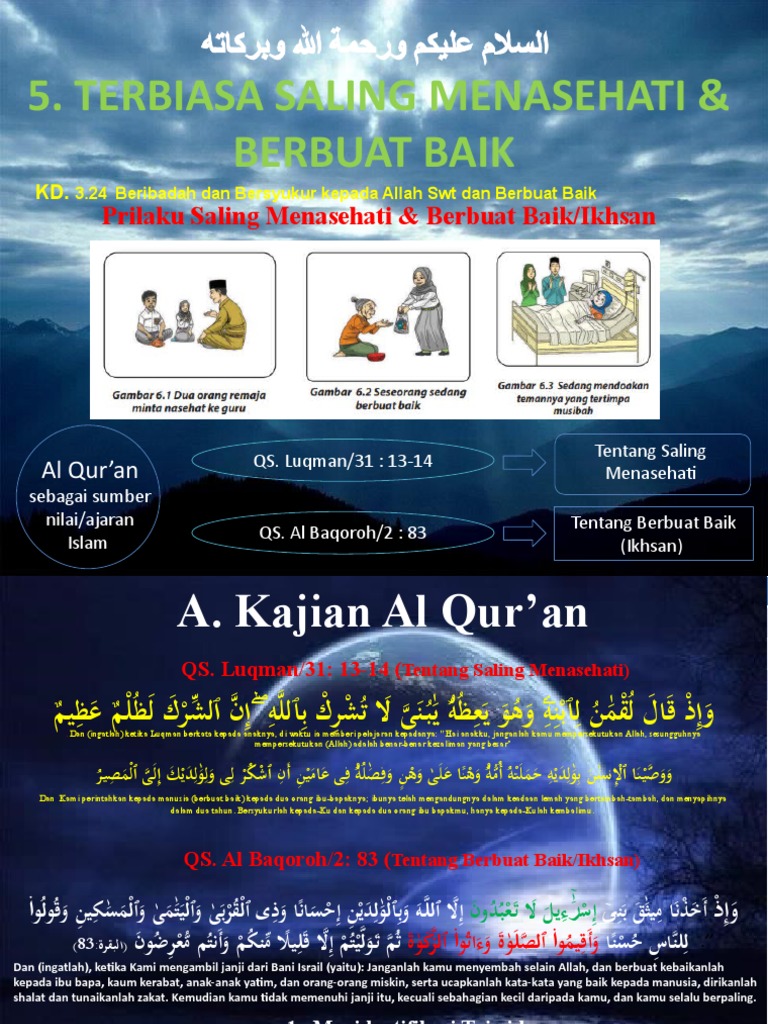 Tentang Kewajiban Beribadah Bersyukur Kepada Allah Swt Dan Berbuat